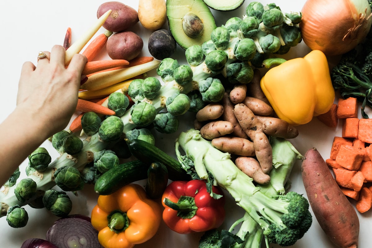 Verduras ricas en fibra